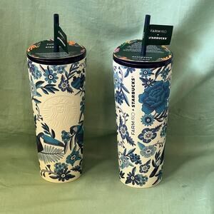 Starbucks + Farm RIO collab SINGLE Cold Cup Tumbler